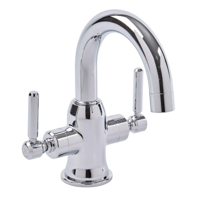 Marston Chrome Basin Mixer Tap with Click Waste