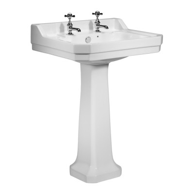 Vitoria Full Pedestal - White