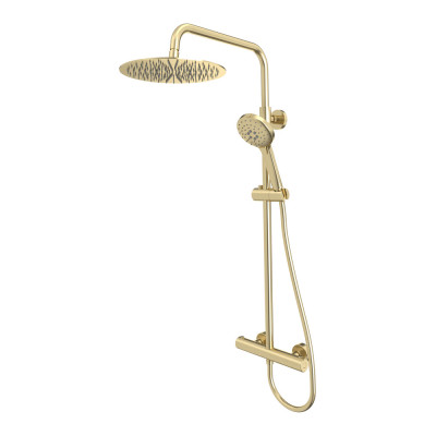 Quantum Shower System/Column (Bar) - Brushed Brass