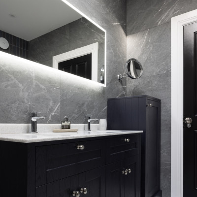 Agora Grey Marble-Effect Matt Porcelain Tile 120x60cm