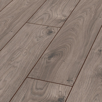 Laminate Flooring - 12mm Robusto 4V AC5 Atlas Oak Anthracite 138x19cm
