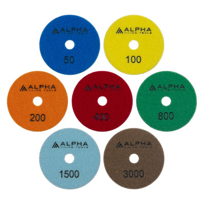 Alpha Dry Polishing Pads 7 Piece Set