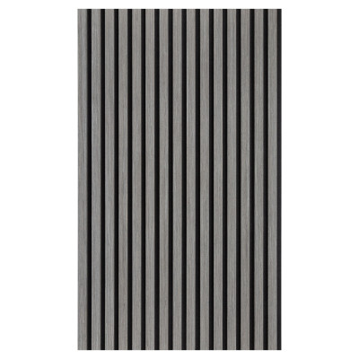 21mm Acoustic Black Felt Wall Panel Grey 240x60cm