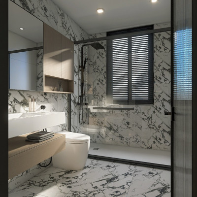 Arabescato Matt Porcelain Tile 120x60cm