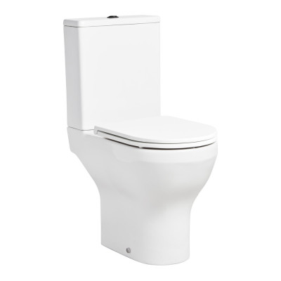 "Micra Evo Close Coupled WC (Comfort Height, Open Back) - White"
