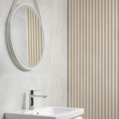 24mm Slat Wall Panel Pale Oak 290x16.8cm