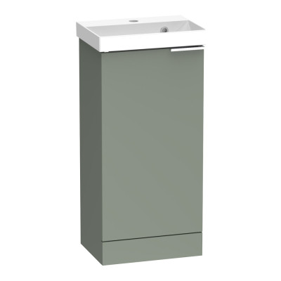 Cadence Floor Standing Cloakroom Unit - Laurel Green 400mm