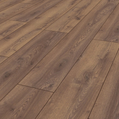 Laminate Flooring - 10mm Mammut Plus 4V AC5 Mountain Oak Brown 185x24cm