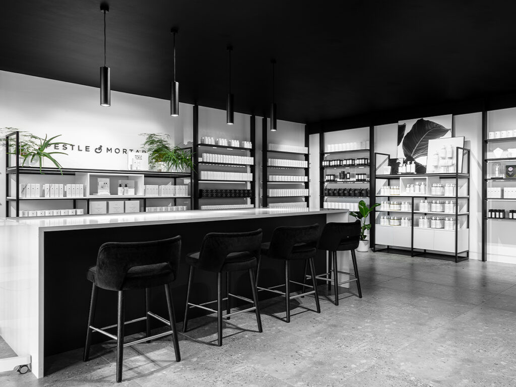 White Storm Quartz Worktops: A Stylish Choice by Tile Merchant for Pestle & Mortar