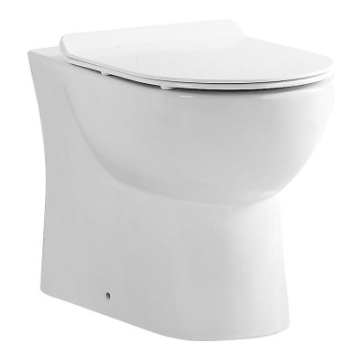 Boston Back to Wall WC (Seat & Cover Included) - White