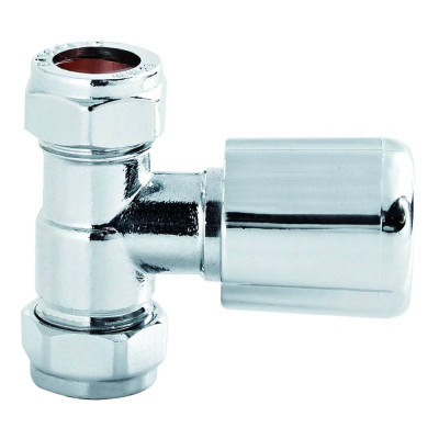 Chrome Straight Radiator Valves