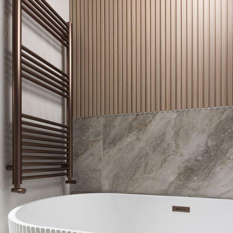 MDF Wood Panels in Bathroom