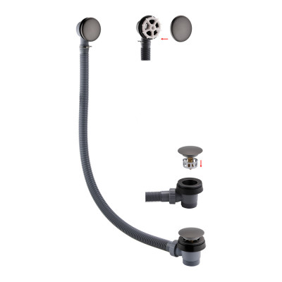 Accessories Bath Waste (Click Clack) - Gunmetal Grey