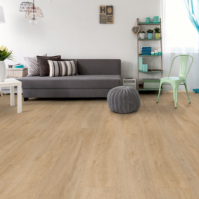 Laminate Flooring - 12mm Robusto 4V AC5 Premium Oak Light 138x19cm