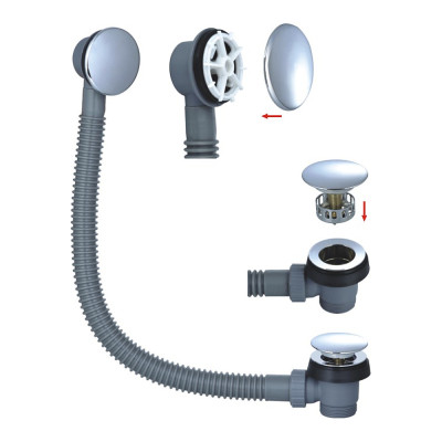 Accessories Bath Waste (Click Clack) - Chrome