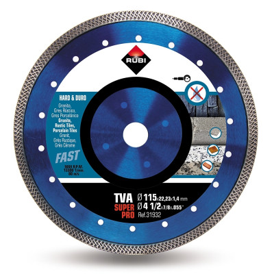 Rubi Turbo Viper TVA-115 Diamond Blade