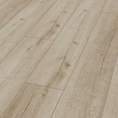 Laminate Flooring - 12mm Robusto 4V AC5 Rip Oak Nature 138x19cm
