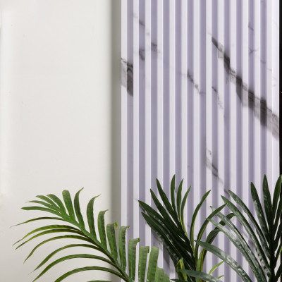 18mm Slat Wall Panel Carrara 290x17cm