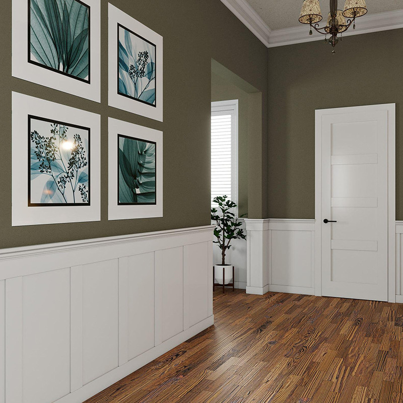 Wainscoting in hallyay decor