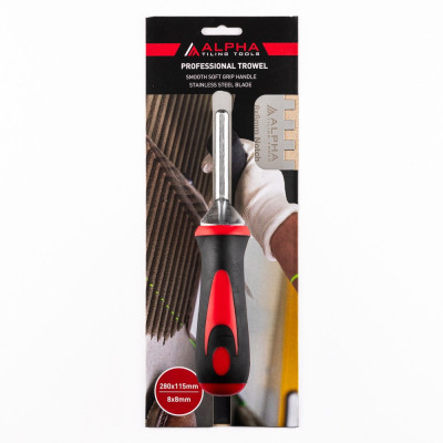 Alpha Professional 8mm Adhesive Trowel 280x115mm