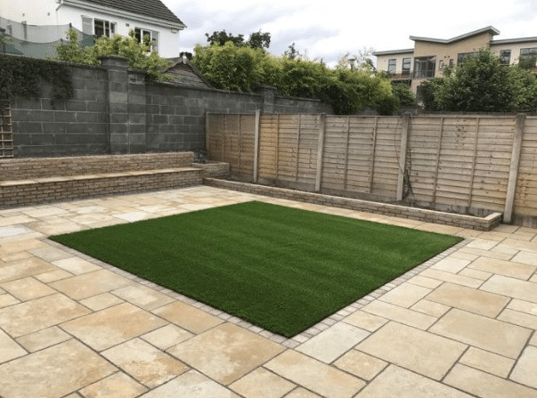 Sandstone Paving Slab installed in Dublin. Paving Slab, Designs and Ideas