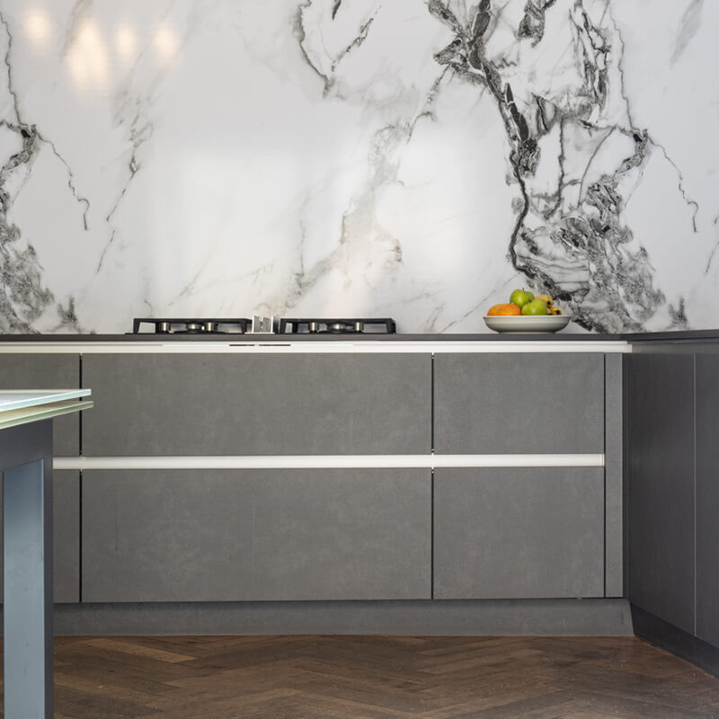 UV Marble sheet for kitchen walls offering easy maintenance