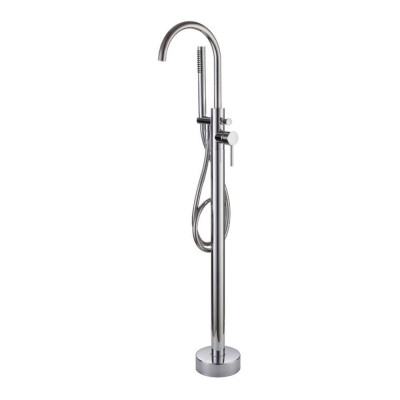 Giro Chrome Freestanding Bath Tap With Shower Mixer