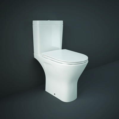 Resort Close Coupled WC (Open Back) - White