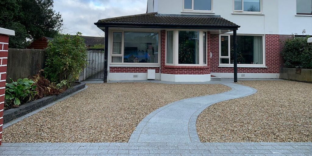 Driveway options in Ireland, outdoor porcelain tiles, sandstone paving slabs, limestone paving slabs or granite slabs? 