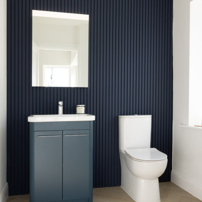18mm Woodlux Wooden Wall Panel London Blues 275x12cm