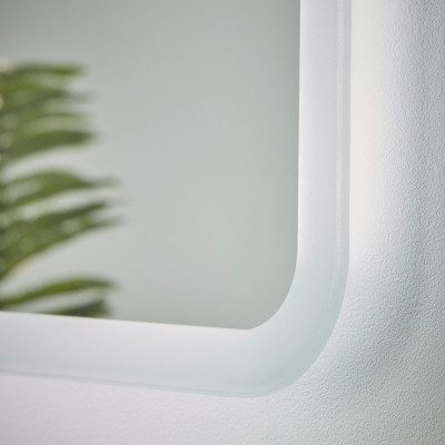 Evade Demist Illuminated Rectangular Mirror 60x100cm