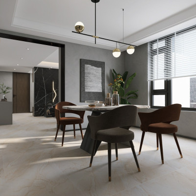 Florence Macaubas Marble-Effect Matt Porcelain Tile 120x60cm