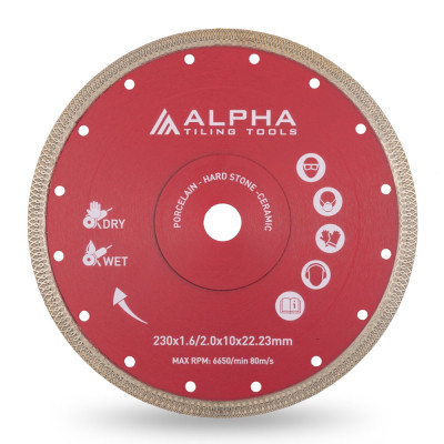 Alpha Cyclone Outdoor Porcelain Blade 230x22.23mm
