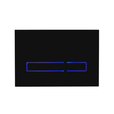 Flush Plates Sensor Flush Plate with Blue LED - Black