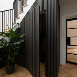 Panelling in hall stairs and landing for a cohesive look