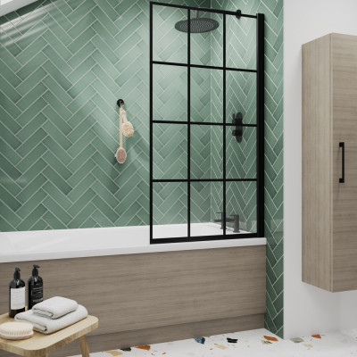 Bath Screens Bath Screen (Sorento) - Black