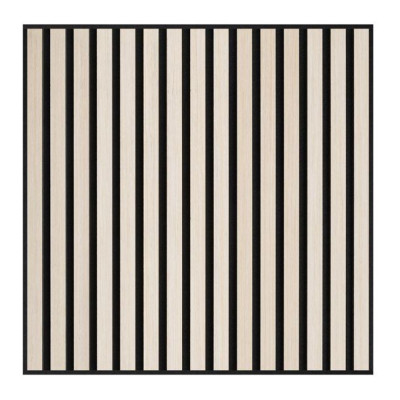 21mm Acoustic Slat Wall Panel Cool Oak 60x60cm