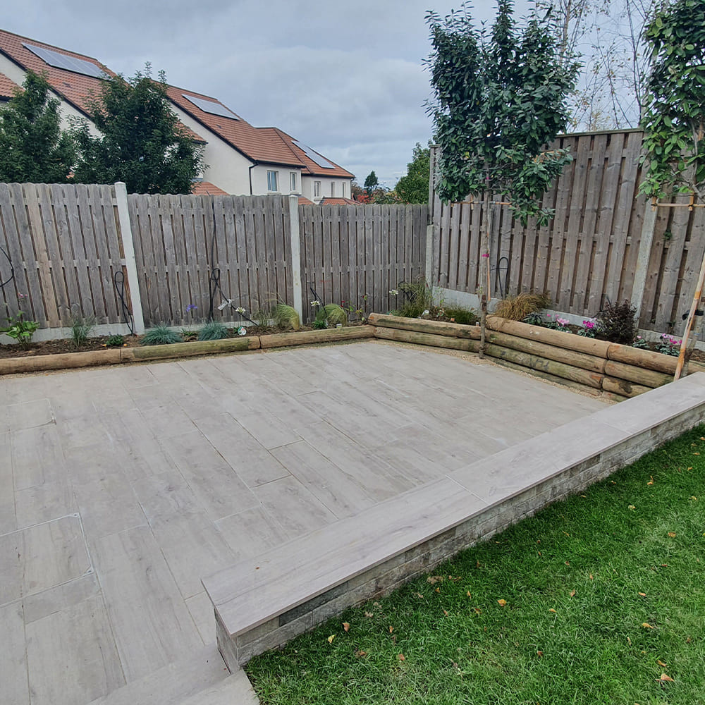 Wood Porcelain Tiles can be installed in outdoor spaces