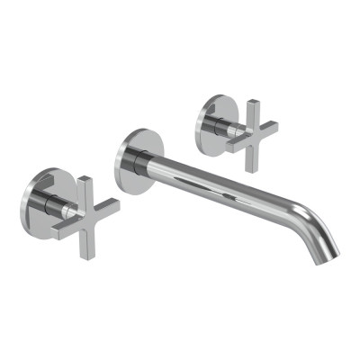 Cohort Wall Mounted Basin Mixer - Chrome