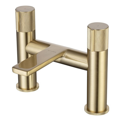 Erla Brushed Brass Bath Filler Tap