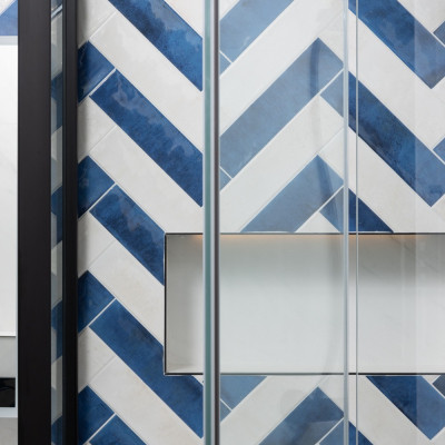 Metro Vibe Blue Metro Gloss Wall Tile 30x7.5cm