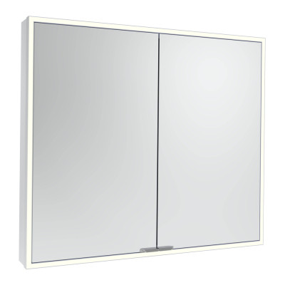Portrait Mirror Cabinet (Double Door) - Chrome 800mm