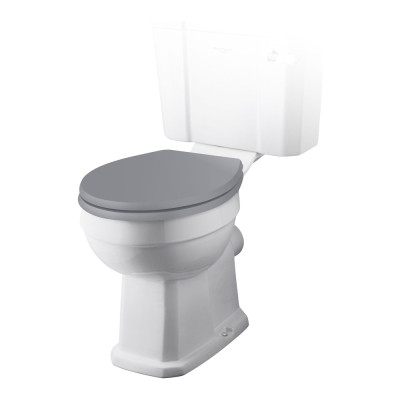 Fitzroy Close Coupled WC Pan (Comfort Height) - White