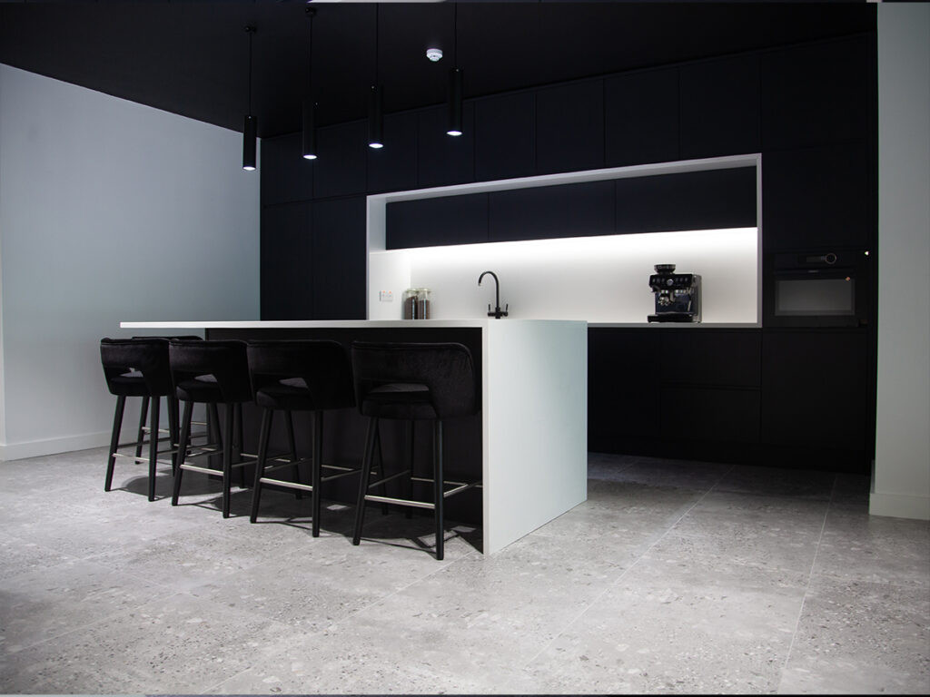 White Storm Quartz Worktops by Tile Merchant: A Premium Touch at Pestle & Mortar HQ