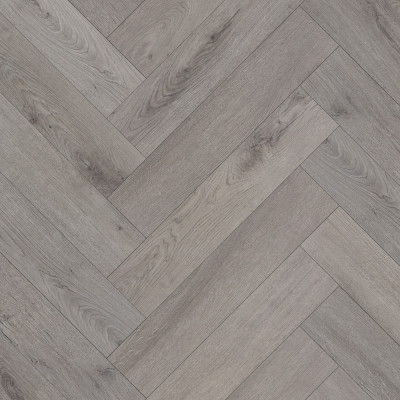 SPC Vinyl Flooring Herringbone - Durham Oak 60x12.5cm