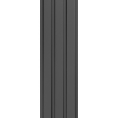 18mm Woodlux Dark Grey Wood Wall Panel 275x12cm