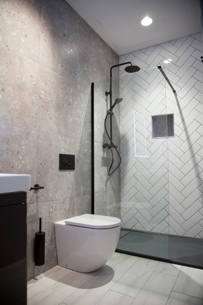 After you chose sensibly for your bathroom floor tiles – you can now choose what style and colour.