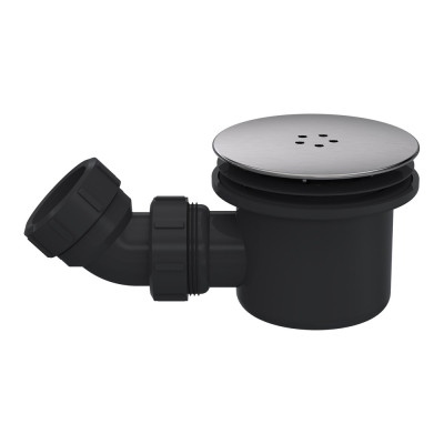 Universal Shower Tray Waste - Gun Metal