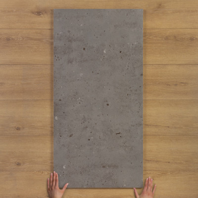 Galaxy Ash Carving Limestone-Effect Lustre Porcelain Tile 120x60cm