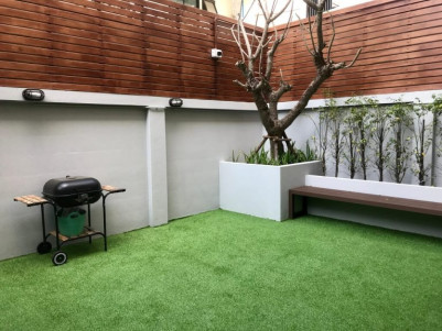 Firstly, a little about life BA (Before Artificial grass). This was a quaint time when muck in the kitchen was commonplace and it was not unheard of to step into your garden full of potholes.